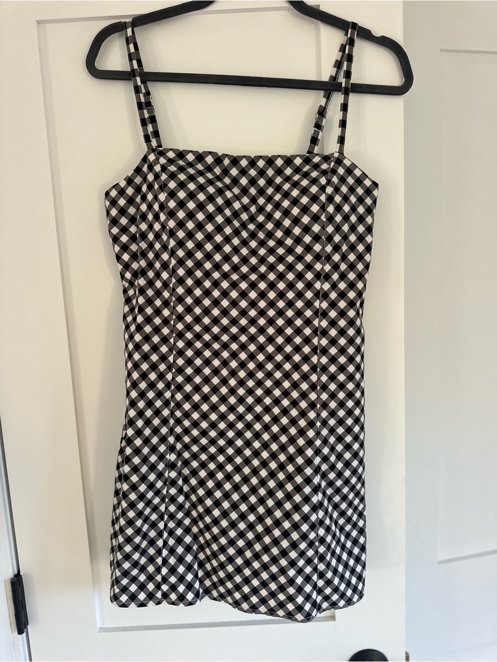 Abercrombie & Fitch Black + White Mini Skort Dress